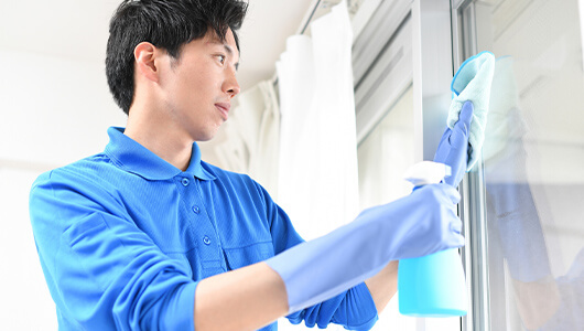 窓・ガラスサッシクリーニング